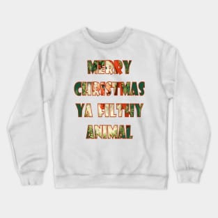 1980s Vintage Naughty Santa Claus Ugly Christmas Sweater Crewneck Sweatshirt